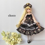 リカちゃん服　ブライス服　　甘いピーチにちょっぴりbitter気分🎶