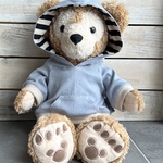 ダッフィーSサイズ⭐︎シンプルパーカー⭐︎ライトブルー⭐︎2