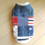 犬服！デニム&パッチワーク