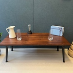 〓栄町工房〓 SPF折りたたみローテーブル ストレート 《ブラウン》 / 送料込み サイズオーダー可