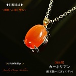 🍊ビタミンColor✨カーネリアン✨18KGP.Top✨ジュエリー天然石ネックレス💫  