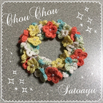 [再販]   No.14 フラワーリースシュシュ