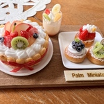 ＊palm miniature＊フルーツシャルロットケーキとタルトのセット