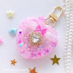 【再販】pink 天使のハートシェイカーキーホルダー