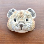 ナキウサギブローチ