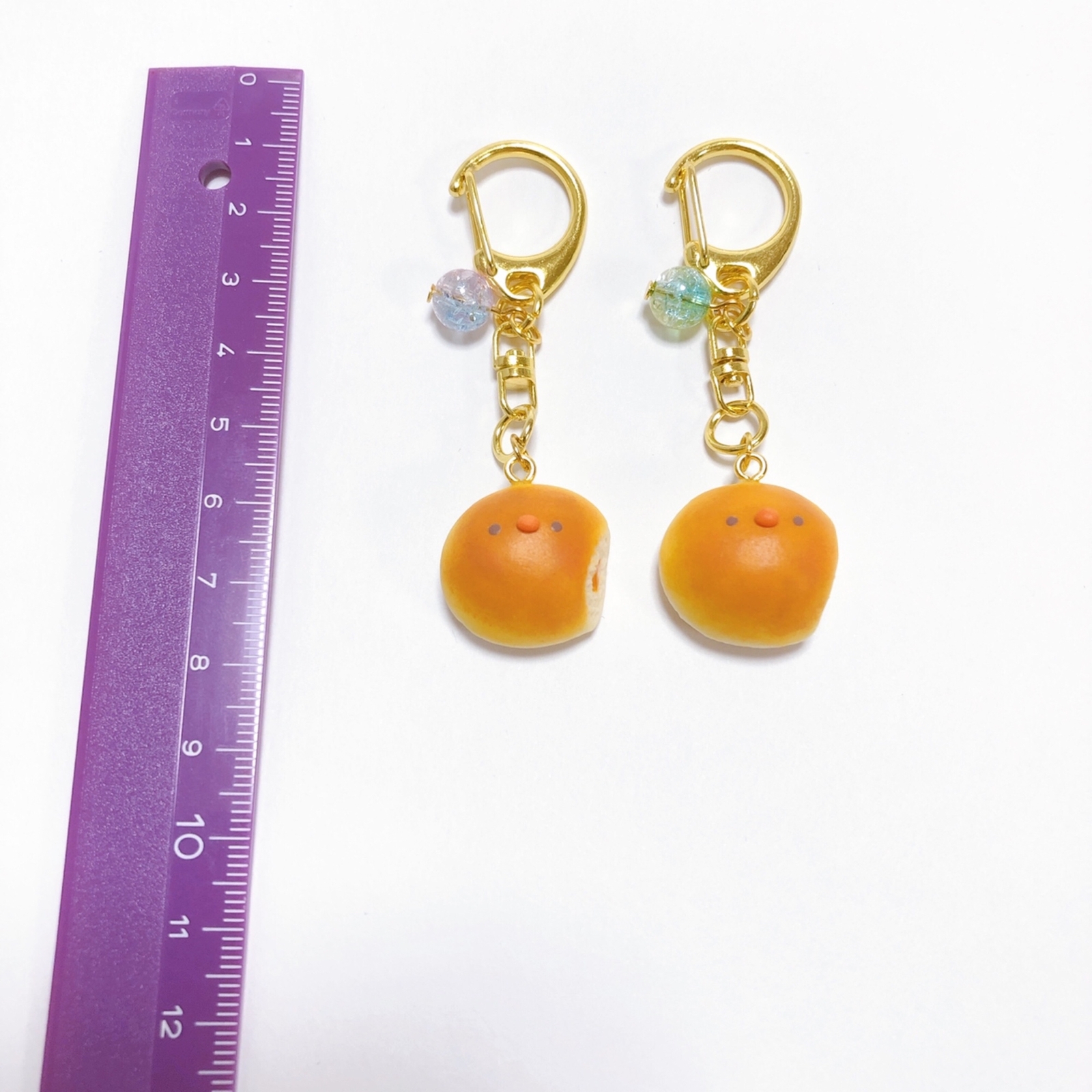 ひよこさんジャムパン キーホルダー フェイクスイーツ フェイク