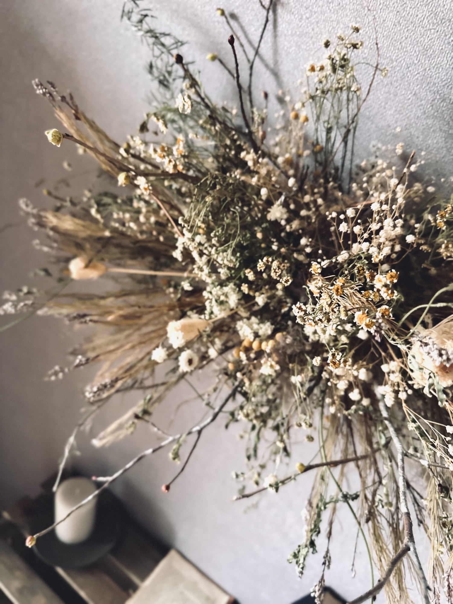 UNDERCOVER ドライフラワー クロス 壁掛け UNDERCOVER アンダーカバー×TRASH ドライフラワー クロス壁掛け