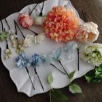 awima様専用カートSweet mix  color head dsess:ミックスカラーヘアピースセット