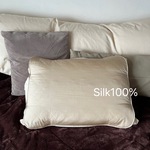 【4月1〜2日限定価格】プロテイン効果！シルク100%の枕カバー