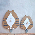 ノルウェージャン・フォレスト・キャット＊ビッグサイズの時計 木製 振り子時計 掛け時計