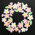 桜　壁面飾り