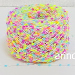 830★ちびぽんぽんレインボー★素材糸10g