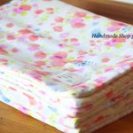 ふんわりブランケット（ガーゼケット）｜6重ガーゼ＆ピンク水彩