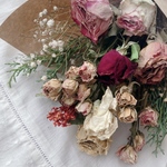 【再販】＊ドライフラワーの花束スワッグ＊S＊M＊L＊薔薇＊