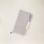 《2月限定》ほぼ日手帳 weeks用カバー ギンガムチェック LG