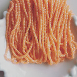 再販無し◆ デッドストック 2mm 硝子　ビーズ　オレンジ