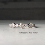 【宝石質モルガナイト】桜花色のsilver925チャームリング/ナイジェリア産AAAA/3mm ラウンド/4月誕生石/無料ラッピング/ギフト