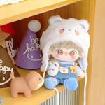 15cm20cm着せ替えぬいぐるみ服/ぬいぐるみ白熊白いこくまセット/ぬいぐるみ服/ドールスーツ/人形換装セット