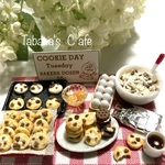 再販　hand madeミニチュア ドールハウス　チョコチップクッキー作り🍪