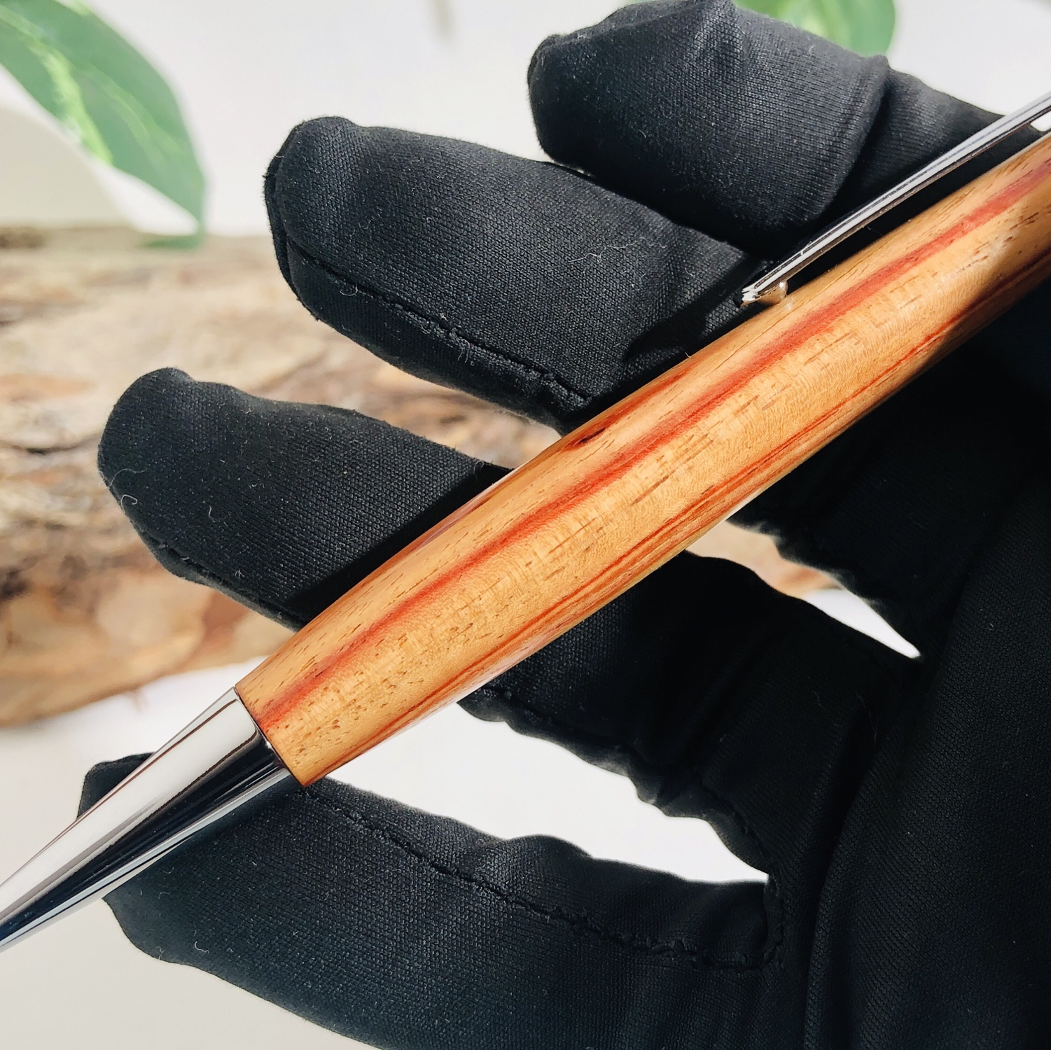 チューリップウッド（ピンクウッド） ボールペン 木軸 - 木軸ペン工房