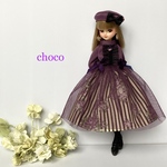 リカちゃん服　ブライス服　ミスティバイオレット🌹