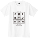 カレーうどんストライクアウトTシャツ（野球モチーフ）