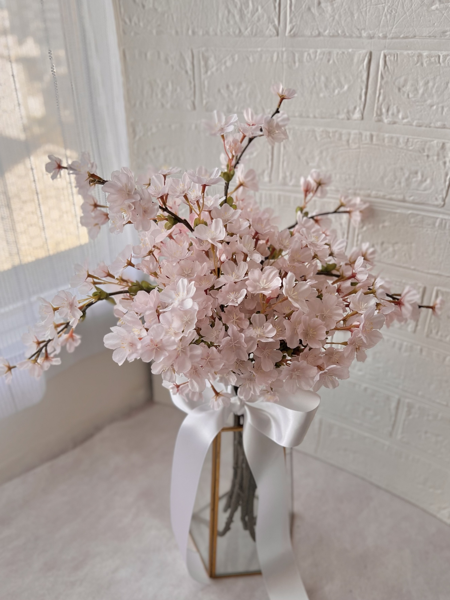 🌸桜ブーケ 白無垢 和装 アーティフィシャルフラワー スワッグ 前撮り