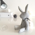 送料無料*　monotone rabbit　(no.34)