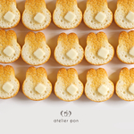 バターのうさパン🍞（チャーム・マグネット・リング・ブローチ）