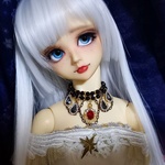 ■パールチョーカー Bijou(Red) ■ SD～SDGr Boyドールサイズ