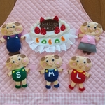 エプロン“3びきのこぶたのお母さんの誕生日”シアター
