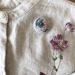 刺繍ブローチ