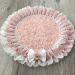 お花見カフェマット🌸犬用　円形2way（直径52ｾﾝﾁ程）