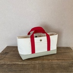 sale【送料込】帆布でほっこりミニトート横長
