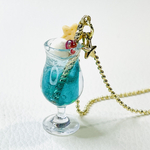 クリームソーダのネックレス　①