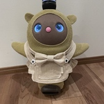 ラボット服　ホワイトオーバーオール