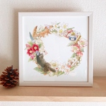 Natural Wreath「ラブレター」アートフレーム入り