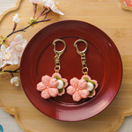 【新作】桜最中(抹茶餡)のキーホルダー