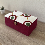 Ratticeインテリアボックス　 ＭＬサイズ  小物入れ•収納（カルトナージュ）【仕切り箱別売り】