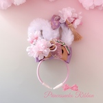 うさみみ雛祭りカチューシャ🌸桜③🎎🐰桃の節句🌸うさぎの日🐰
