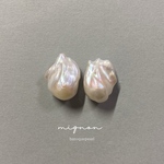 バロックパールピアス　バロックパールイヤリング　パールピアス　パールイヤリング