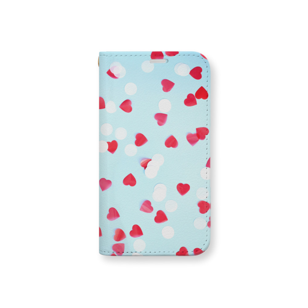 ハート6 ベルトなし手帳型スマホケース - orange honey | minne byGMO