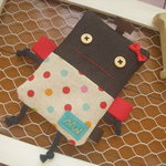 保冷剤ポケット付きランチベルト＊ロボットのロボ美①＊保冷剤付き