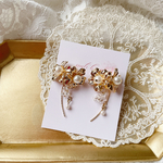 ゴールドフラワーピアス    ピアス   イヤリング    