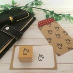 ごゆるりねこシリーズ●ポーズ⑭　猫の後ろ姿はんこ・スタンプ　アイコンスタンプ