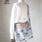 3WAYバッグ（sky　flower・ライトブルー）ミナペルホネン生地使用・ハンドメイド