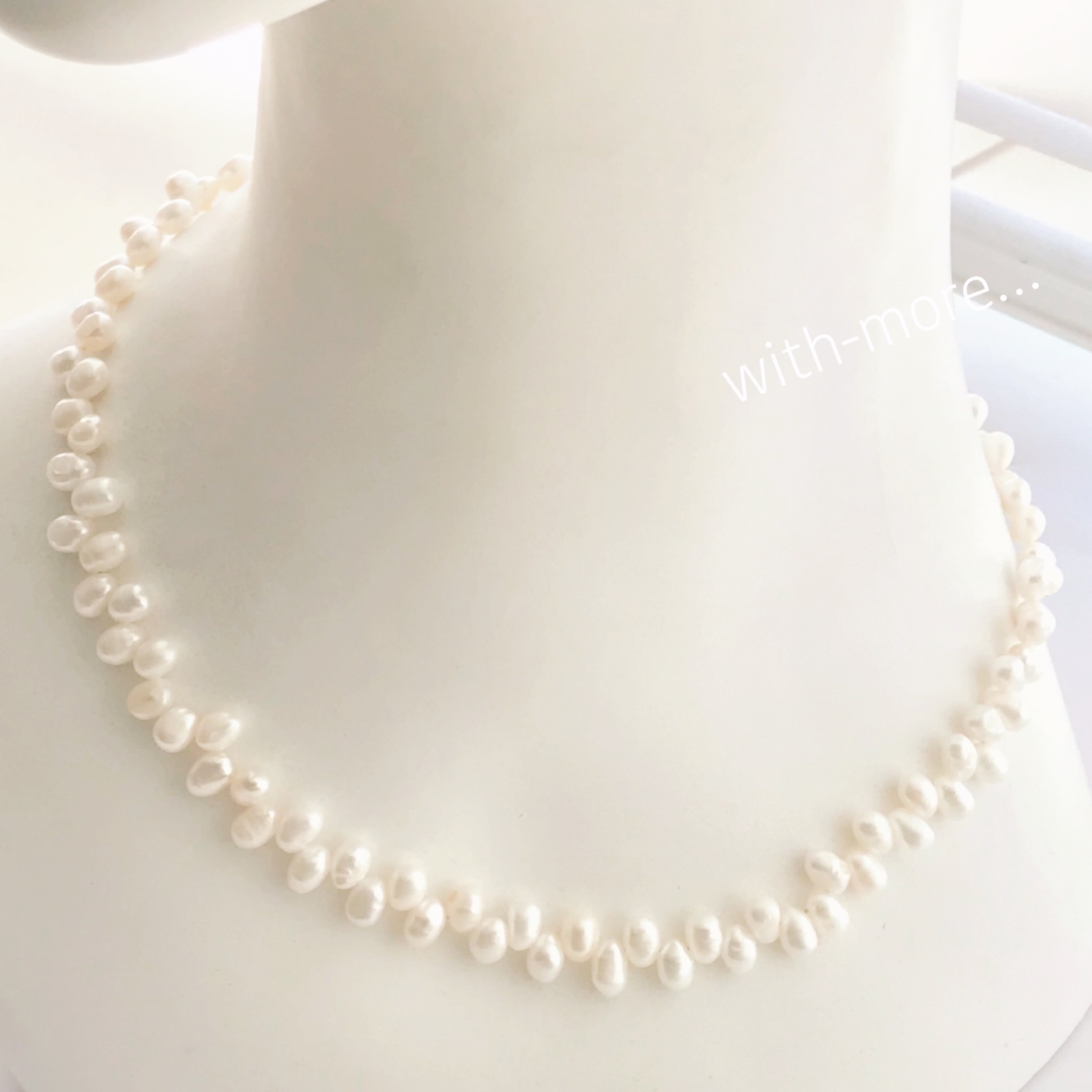 新作】希少！本真珠 ランダム バロックパール チョーカー ネックレス