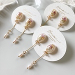 ( ﾋﾟｱｽ）ornament  / ﾋﾟﾝｸﾊﾟｰﾌﾟﾙ