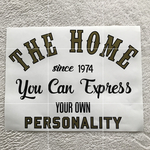 THE HOME サインペイント風　サイズ変更