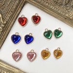 ハートパーツ♡5色×2個計10点セット♡推し活♡小物やアクセサリー作りにも♡